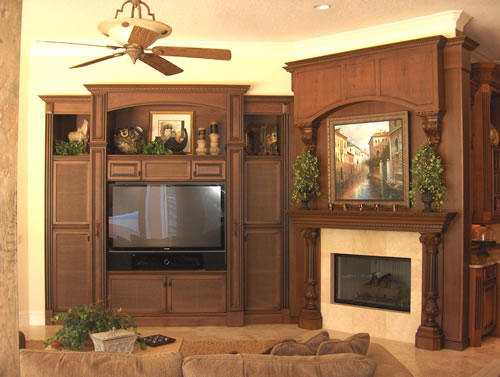 Entertainment Center by AWR Cabinets, Inc. in Central Florida